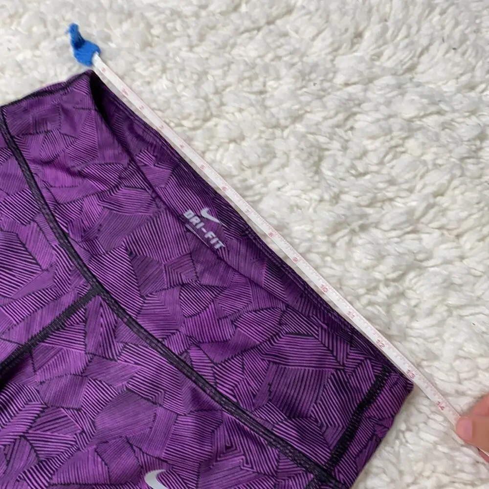 Purple Patterned Nike DriFit Leggings CC5